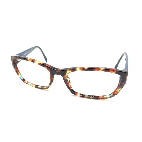 Prada VPR 18O NAG-1O1 Tortoise Brown Blue Green Eyeglasses Frames 54-18 135 - Picture 8 of 12